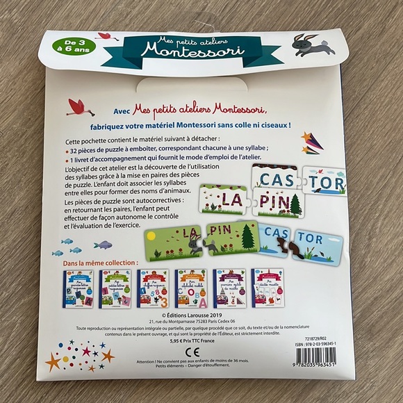 🇫🇷 Montessori Syllables Learning -French 🇫🇷 - Picture 2 of 4